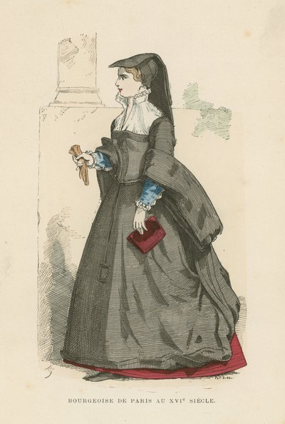 Buržoazní Pařížanka, 16. století od French School