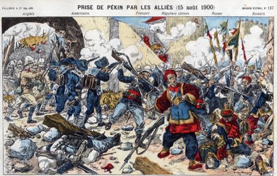 Boxerská vzpoura (1898-1900): dobytí Pekinu spojenci 15. srpna od French School