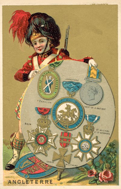 Britské medaile (chromolitho) od French School