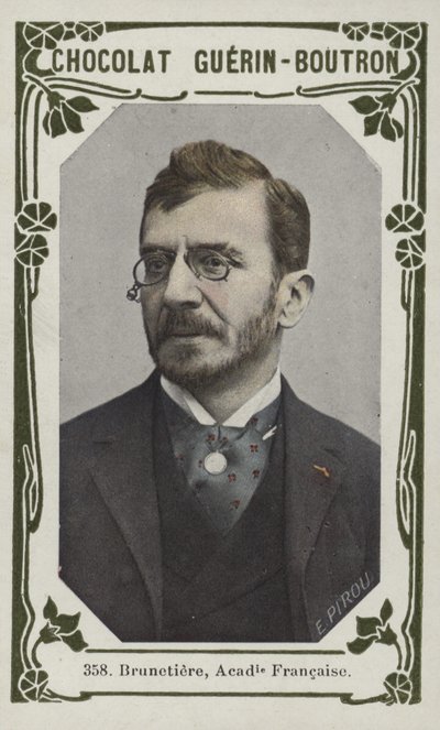 Brunetiere, Francouzská akademie (barevné foto) od French School