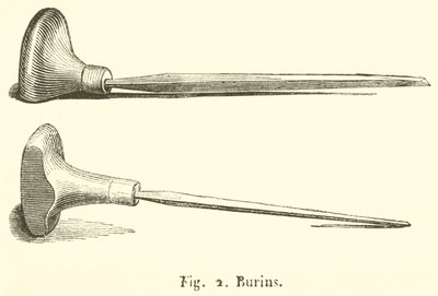 Burins (rytina) od French School