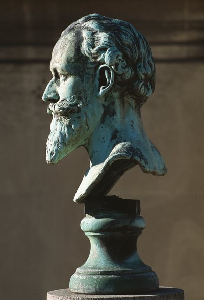 Busta Edouarda Maneta (1832-83) (bronz) (viz také 287311) od French School