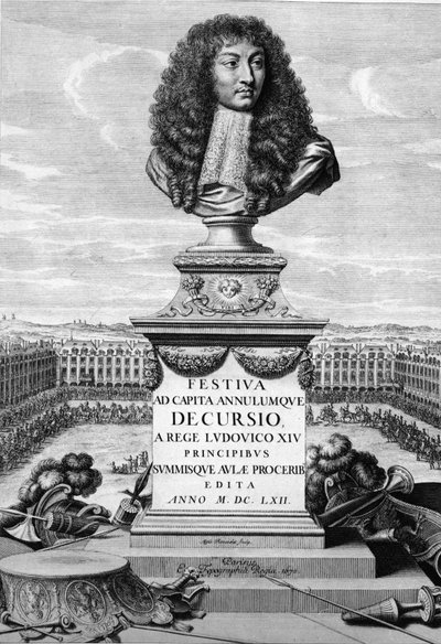 Busta Ludvíka XIV. Velikého (1638-1715) - " "Festival pro hlavy a kancléře od French School