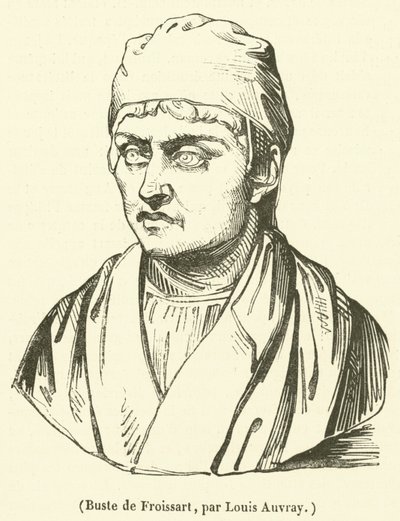 Froissartova busta (rytina) od French School