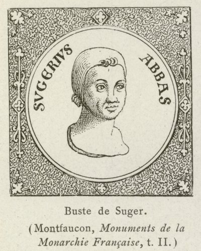 Buste de Suger (rytina) od French School