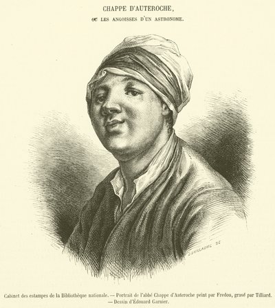 Kabinet tisků Národní knihovny, Portrét abbé Chappe d
