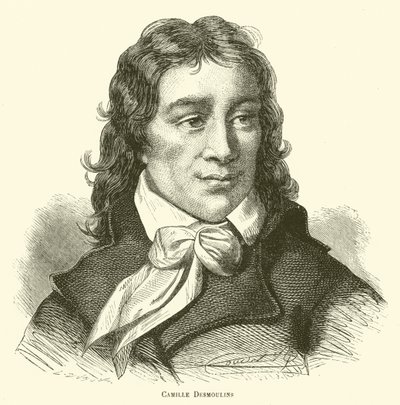Camille Desmoulins (rytina) od French School