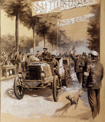Závod aut mezi Paříží a Berlínem od French School