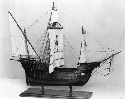 Caravel of Christopher Columbus (1451-1506) (model) (dřevo) od French School