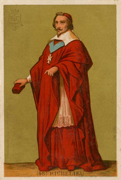 kardinál Richelieu od French School