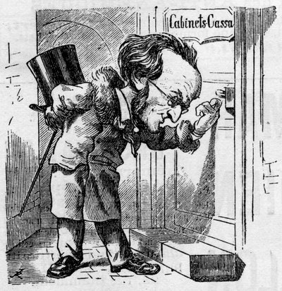 Kreslený film německého skladatele Richarda Wagnera (1813-1883) od French School
