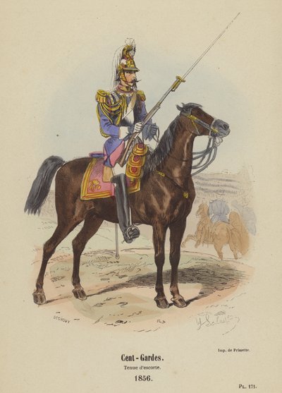 Cent-Gardes, eskortní oblečení od French School