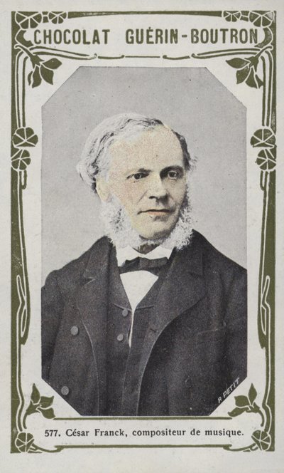 Cesar Franck , hudební skladatel (barevné foto) od French School