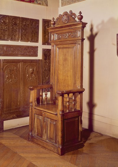 Židle (dřevěná) od French School