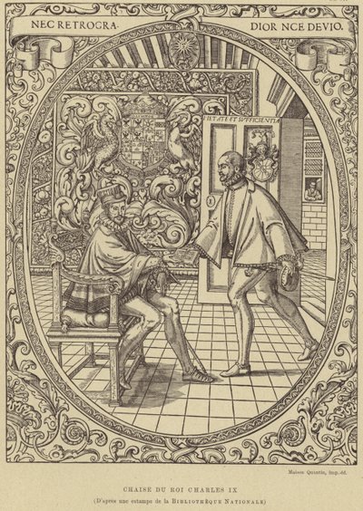 Předseda francouzského krále Karla IX., 16. století od French School