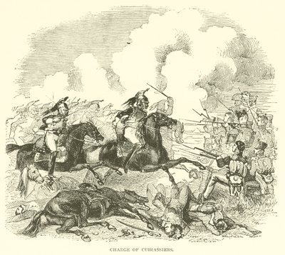 Charge of Cuirassiers (rytina) od French School
