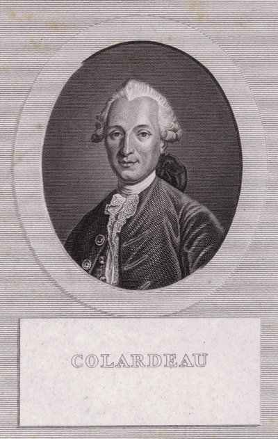 Charles-Pierre Colardeau, francouzský básník (rytina) od French School