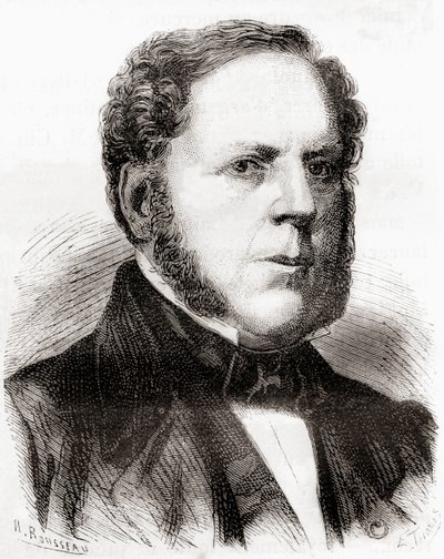 Charles Christofle, z Les Merveilles de la Science, vydáno kolem roku 1870 (rytina) od French School