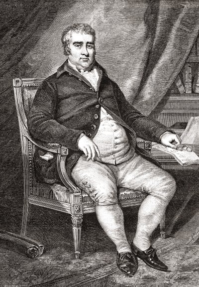 Charles James Fox, z „Histoire de la Revolution Francaise“ od Louise Blanca (1811-82) od French School