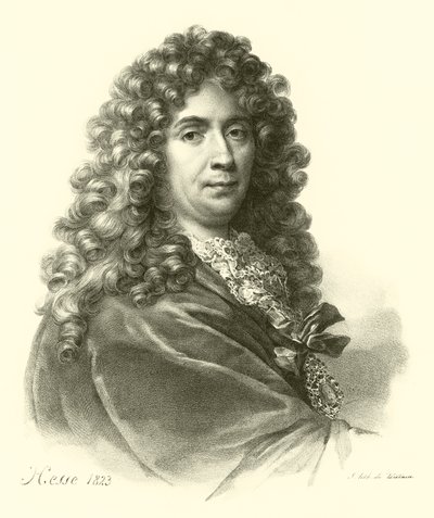 Charles Le Brun, portrét (rytina) od French School