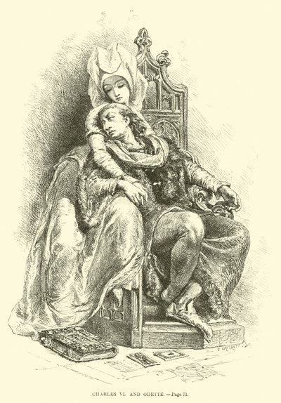 Karel VI. a Odetta od French School