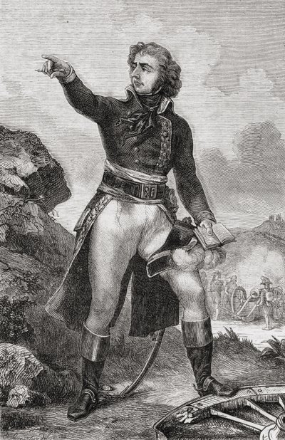 Karel XIV. (1763-1844) švédský a norský král (1818-44) princ z Ponte Corvo, z „Histoire de la Revolution Francaise“ od Louise Blanca (1811-82) 1847-62 od French School
