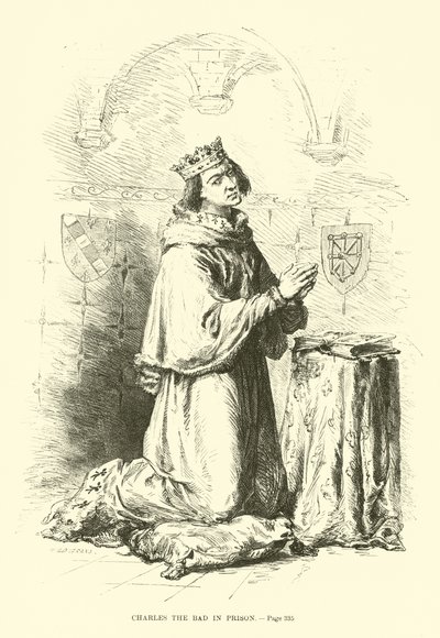 Karel Zlý ve vězení od French School