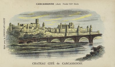 Zámek Cite de Carcassonne, Carcassonne, Aude od French School