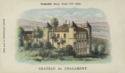Chateau de Chalamont, Tarare, Rhone od French School