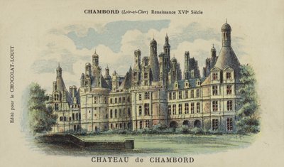 Chateau de Chambord, Chambord, Loir-et-Cher od French School