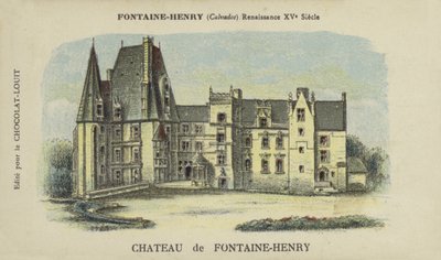 Chateau de Fontaine-Henry, Fontaine-Henry, Calvados od French School
