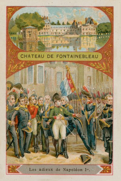 Zámek Fontainebleau od French School