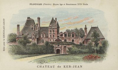 Chateau de Ker-Jean, Plougar, Finistere od French School