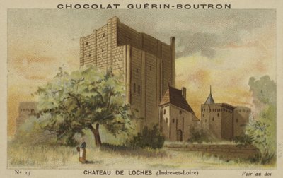 Zámek Loches, Indre-et-Loire od French School