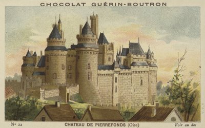 Chateau de Pierrefonds, Oise od French School