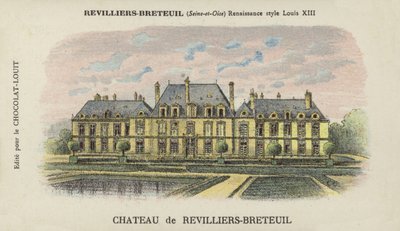 Chateau de Revilliers-Breteuil, Revilliers-Breteuil, Seine-et-Oise od French School