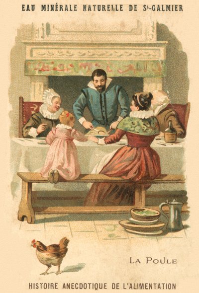 kuře (chromolitho) od French School