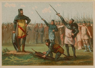 Childeric II, král Francie (c 653-675) od French School