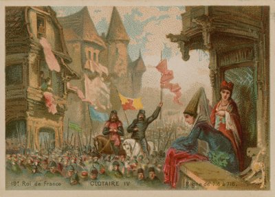 Francouz Chlothar IV od French School