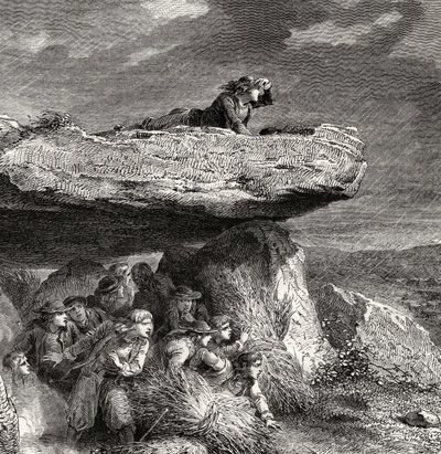 Chouannerie, z „Histoire de la Revolution Francaise“ od Louise Blanca (1811-82) od French School
