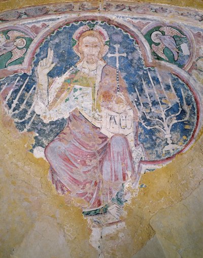 Kristus v majestátu, z krypty od French School