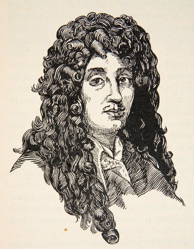 Christiaan Huygens, kopie Borise Mestcherského (zemř. 1957), ilustrace z knihy Histoire de la Nation Francaise, Sciences, Volumes I & II, autor Gabriel Hanotaux (1853-1944), 1924. od French School