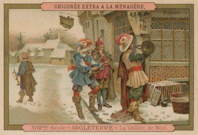 Štědrý den, Anglie, 18. století od French School