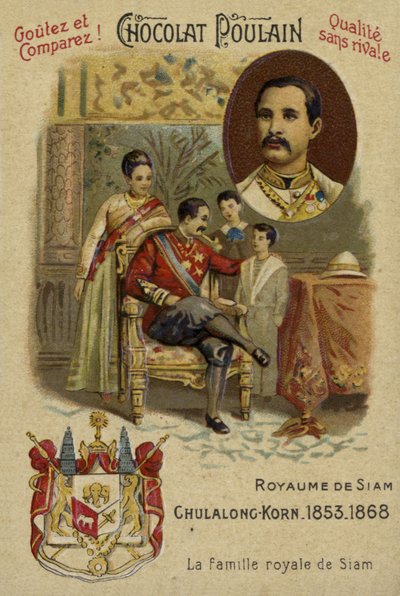 Chulalongkorn, král Siamu od French School
