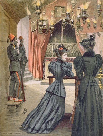 Kostel Narození Páně, Betlém, 1894 od French School