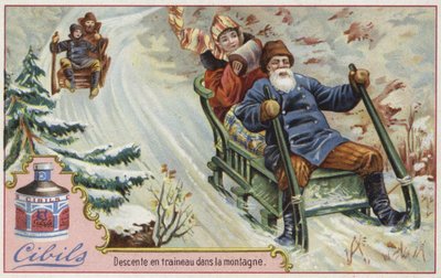 Cibils karta se sáňkováním od French School