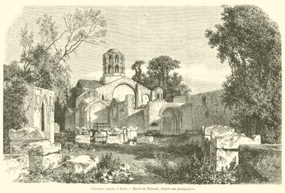 Cimetiere romain, Arles (rytina) od French School