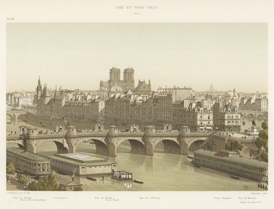 Město a Pont-Neuf, 1840 od French School
