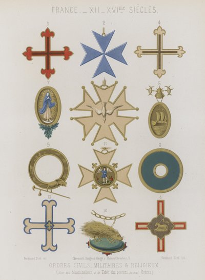 Civilní, vojenské a náboženské řády od French School