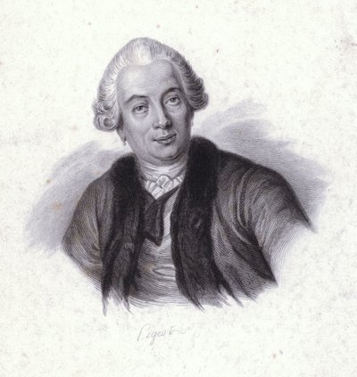 Claude Bourgelat, francouzský veterinární lékař (rytina) od French School
